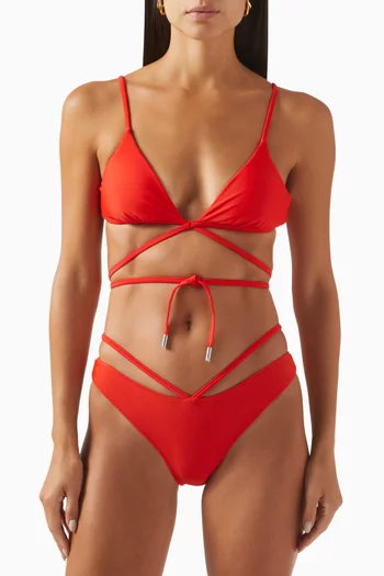Emmalynn Bikini Briefs in Stretch Nylon