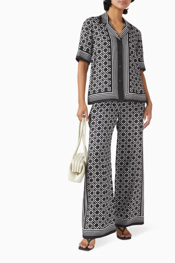 Koda Printed Shirt in Tencel-blend