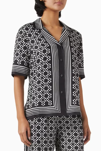 Koda Printed Shirt in Tencel-blend