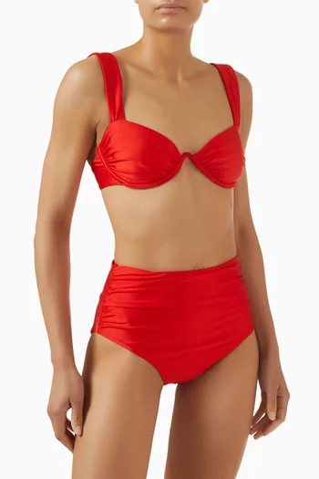 قطعة بيكيني سفلية تيا بخصر مرتفع