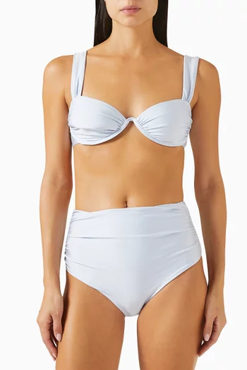 Anniston Bikini Top in Stretch Nylon