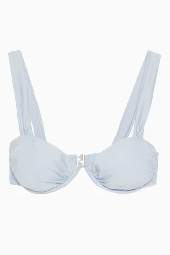 Anniston Bikini Top in Stretch Nylon