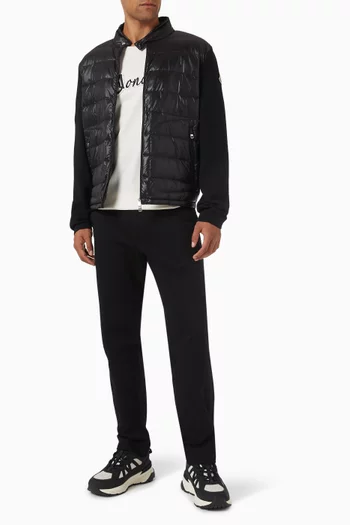 Zip-up Cardigan Down Jacket