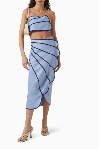 Sango Panelled Crop Top