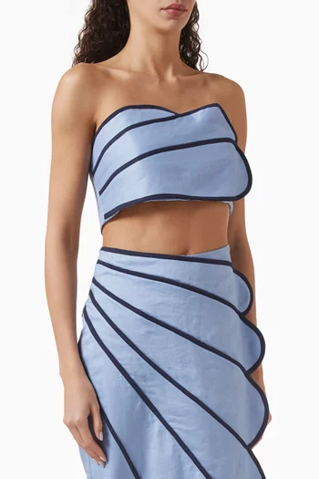 Sango Panelled Crop Top