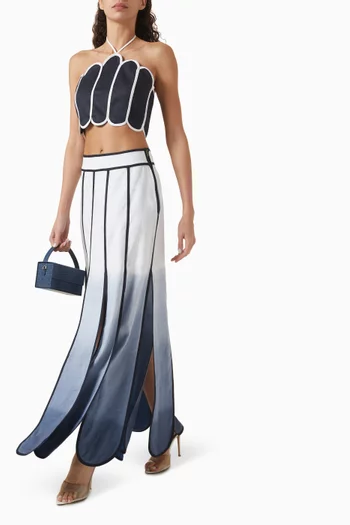 Lenny Panelled Halter Top