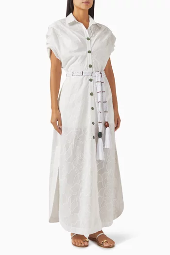 Eudora Belted Shirt Dress