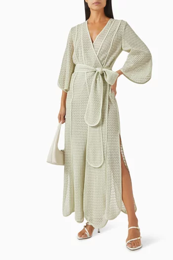 Callista Panelled Belted Kimono