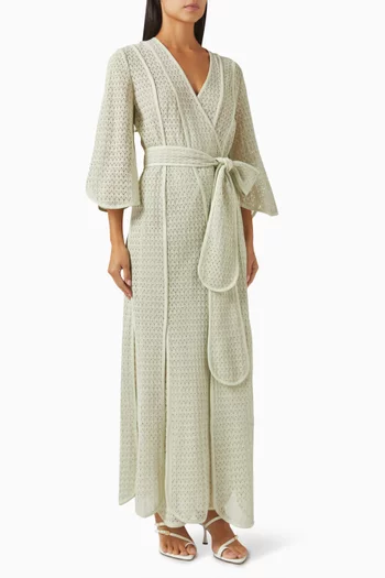Callista Panelled Belted Kimono