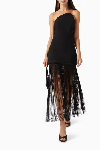 Anthos Asymmetrical Maxi Dress