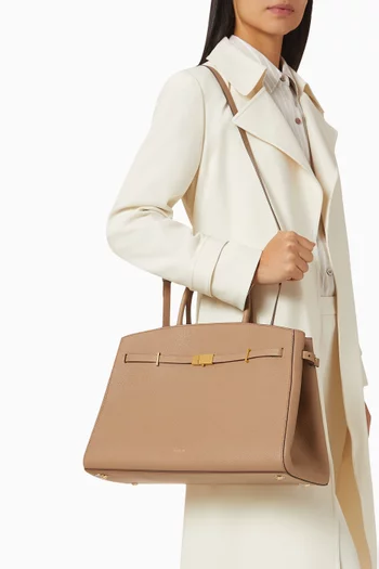 The Hudson Tote Bag in Grained Leather