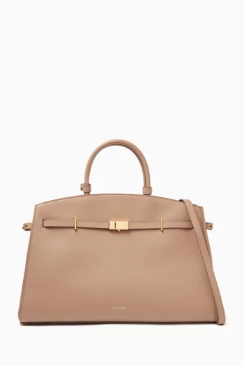 The Hudson Tote Bag in Grained Leather
