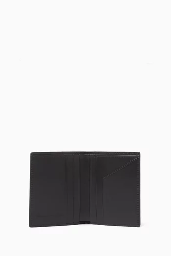 Debossed Bifold Wallet in Leather