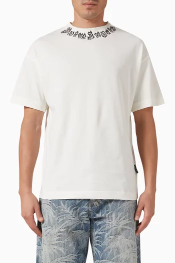Neck Logo T-shirt in Cotton