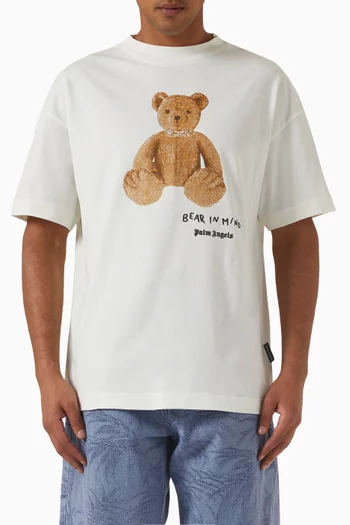 تي شيرت بعبارة Bear In Mind قطن
