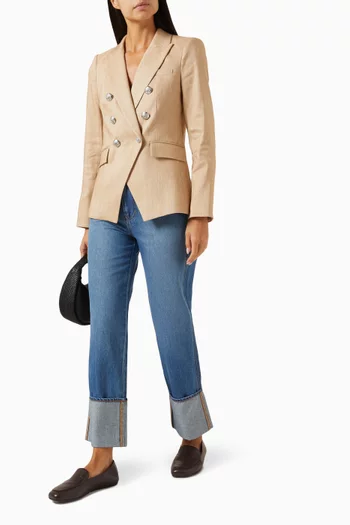 Beverly High-rise Straight-fit Jeans