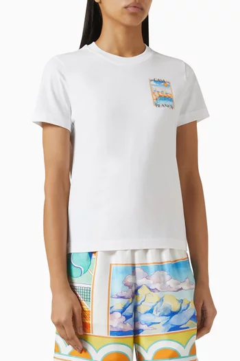 Surreal Pool T-shirt in Cotton
