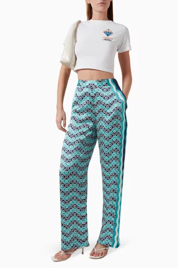 L'été En Liberté Cropped T-shirt in Organic Cotton