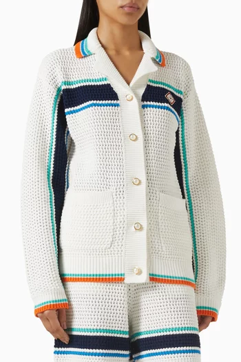 Tennis Shacket in Crochet