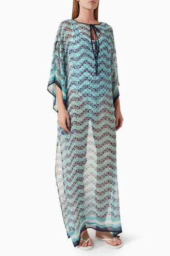 Monogram Kaftan in Silk