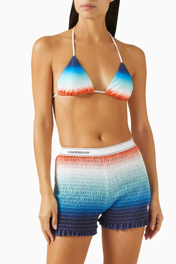 قطعة بيكيني علوية بلون متدرج