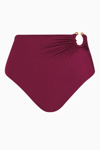 Seafaring Style Bikini Briefs in Lycra