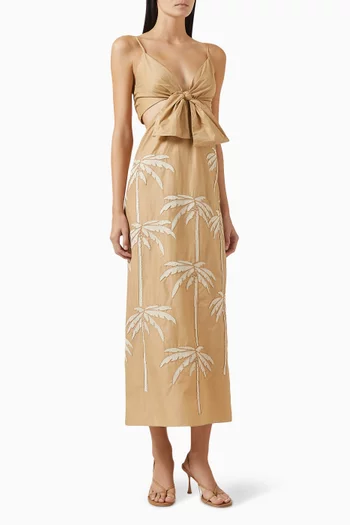 Sea Swirl Dress in Cotton-blend