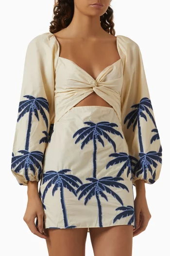 The Power Of The Sea Mini Dress in Cotton-blend