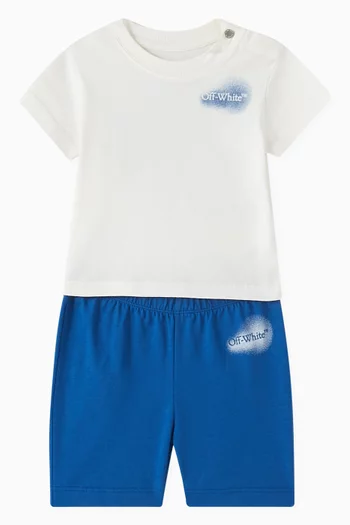 Arrow Spray Sweatshorts in Cotton