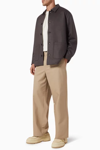 Relaxed Chino Pants in Cotton