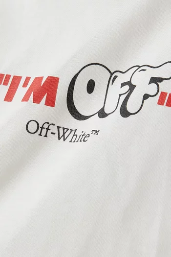 Graphic Quote T-shirt in Cotton