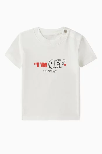 Graphic Quote T-shirt in Cotton