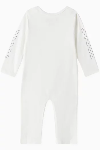 Bookish Diag Onesie in Cotton