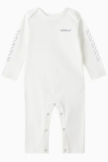 Bookish Diag Onesie in Cotton