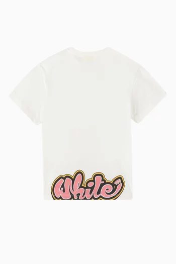 Graffiti T-shirt in Cotton