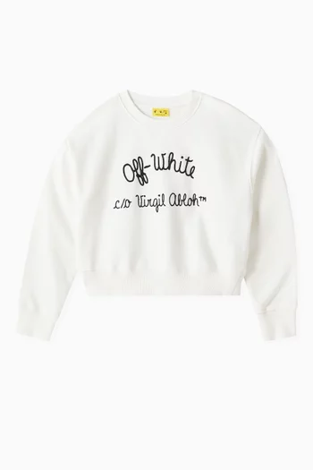 Ringer Sweatshirt in Cotton