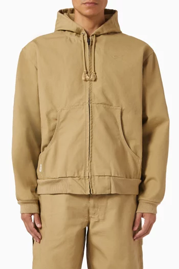 Life Zip Jacket in Cotton Canvas