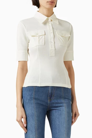 Polo T-shirt in Cotton