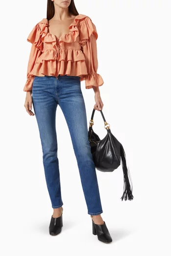 Ruffle Tiered Top
