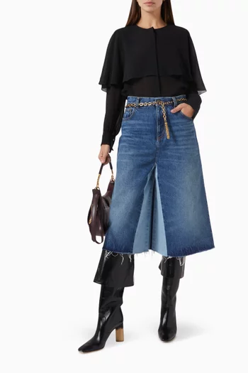 Bermuda Shorts in Denim