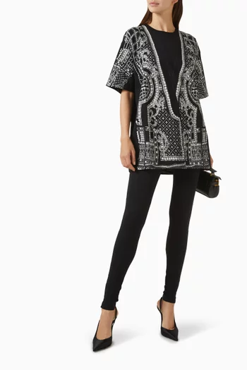 Trompe L'oeil T-shirt in Cotton