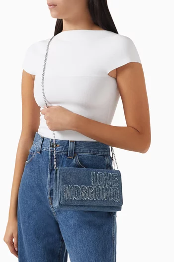 Smart Daily Crossbody Bag in Denim