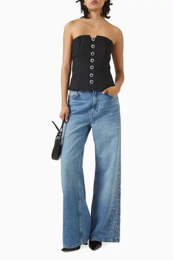 بلوزة كاليليا قطن مطاطي