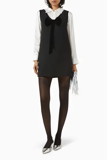 Pinafore Dress in Crepe
