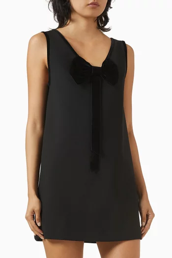 Pinafore Dress in Crepe