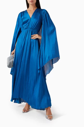 Revillita Cape Maxi Dress