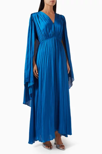 Revillita Cape Maxi Dress
