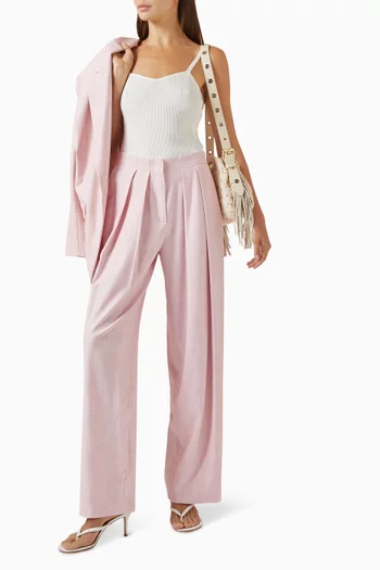 Ribbed Cami Top in Viscose-knit
