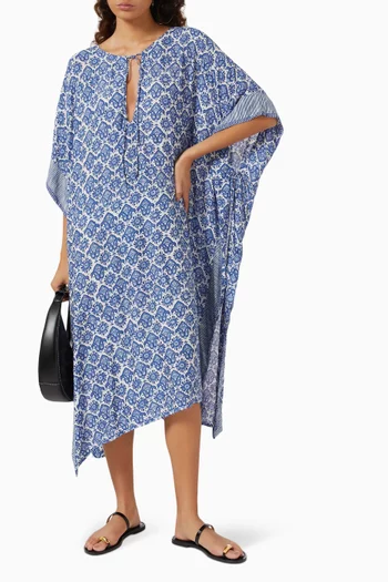 Paulina Printed Kaftan in Rayon