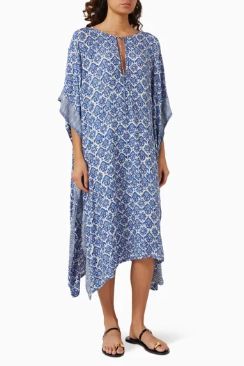 Paulina Printed Kaftan in Rayon